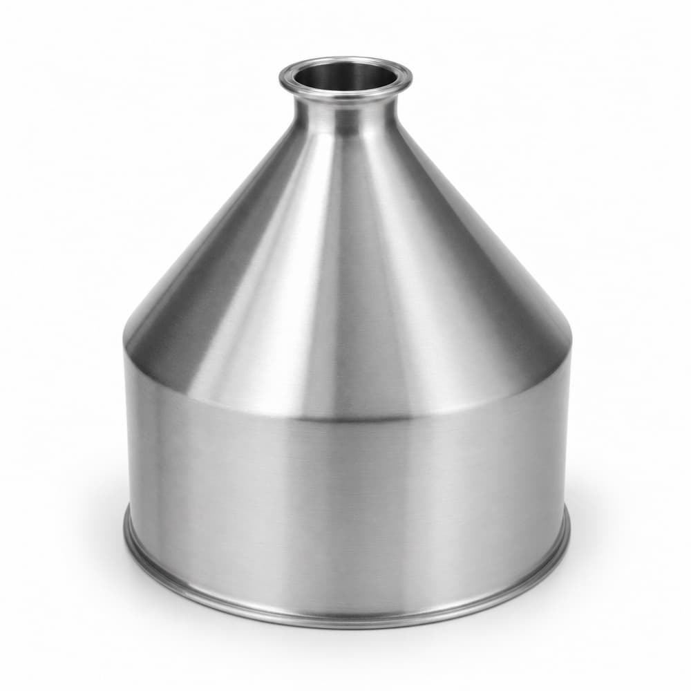 Heavy-Duty Stainless Steel Hopper Cone
