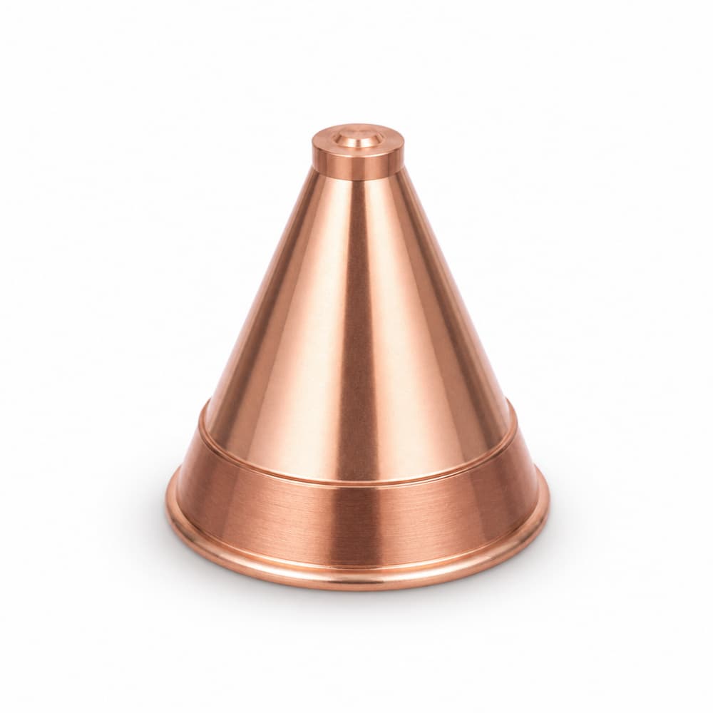 Precision Spun Copper Conical Cover