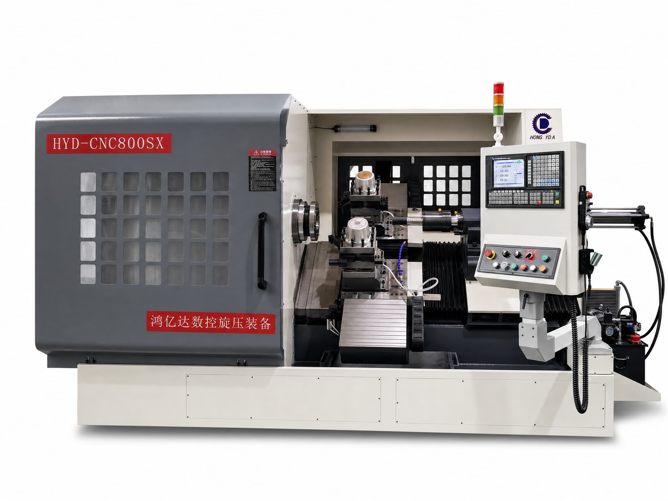 HYD-CNC800SX - Dual-Roller CNC Spinning Machine